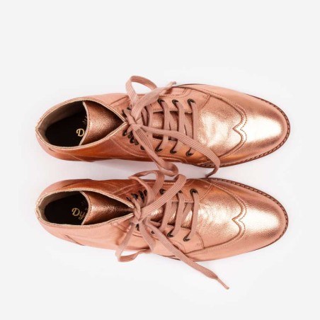 Alma Vintage Boots Rose Gold