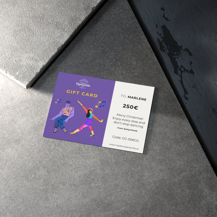 Gift Card Madame Dynamite 250€