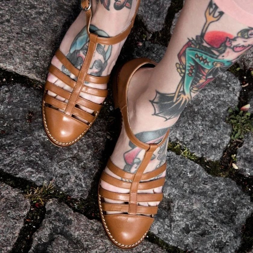 Gabrielle Brown Leather