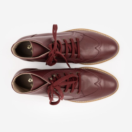 Alma Vintage Boots Red Wine