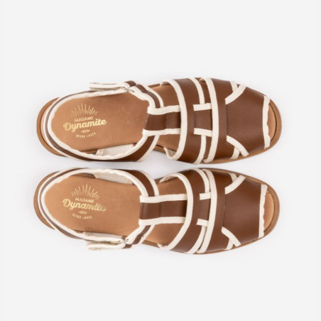 Summer Retro Sandals coffee