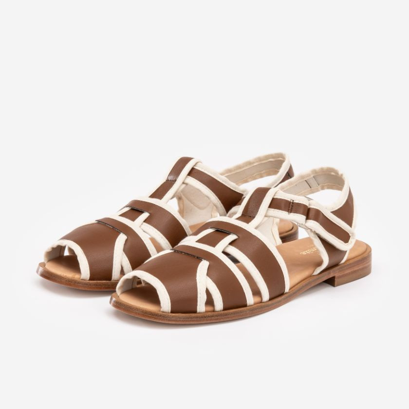 Summer Retro Sandals coffee