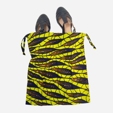 Bolsa porta zapatos solidaria_ Senegal