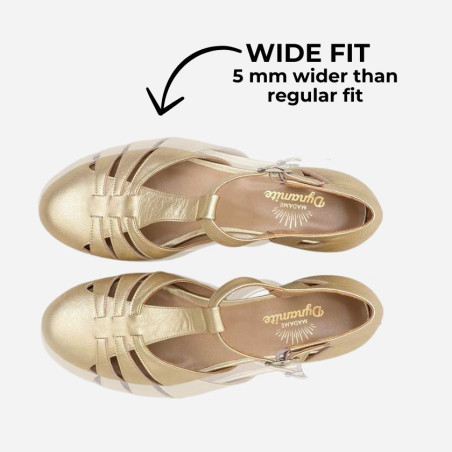 Wide fit - Mini Dynamite gold