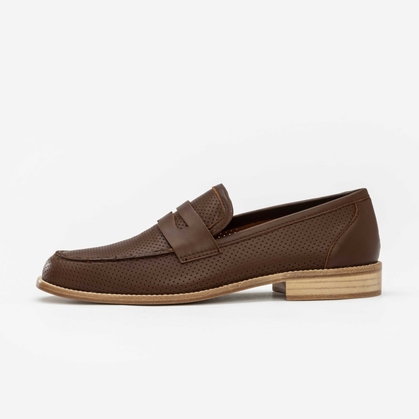 Mocassins marron pour danser le swing - Homme