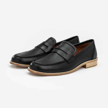 Black loafers for swing dancing - Men