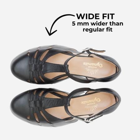 Wide fit - mini dynamite black