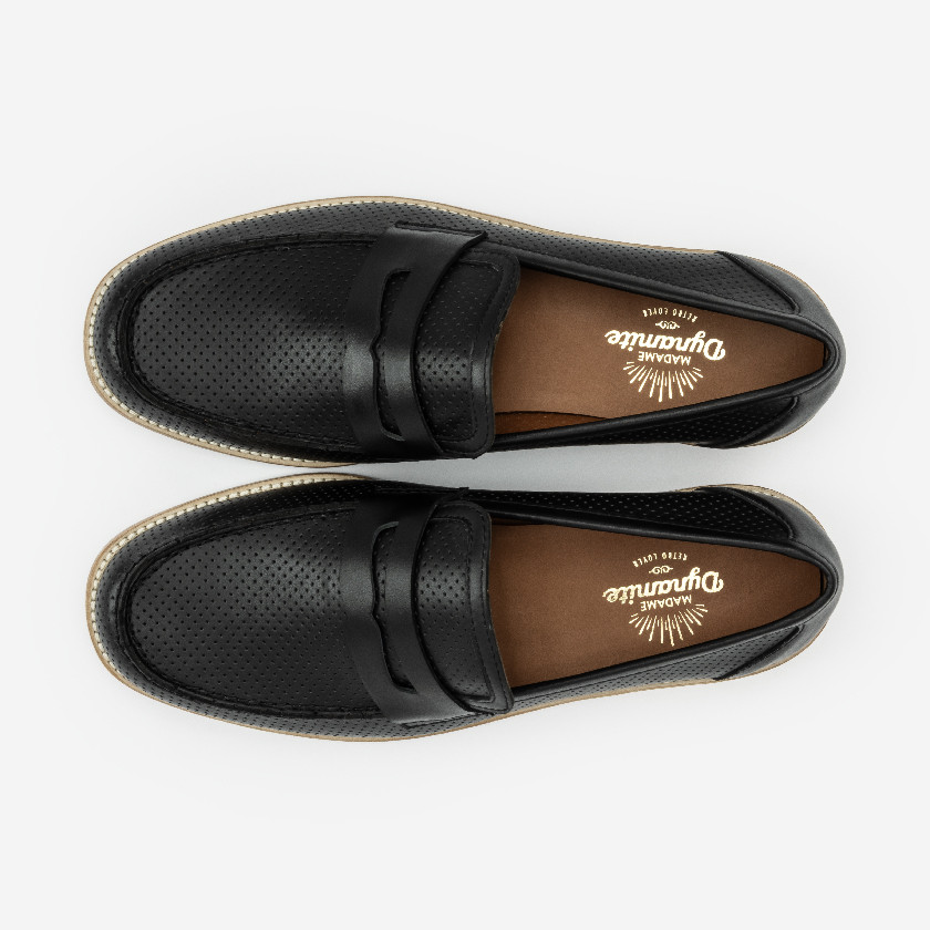 Black loafers for swing dancing - Men