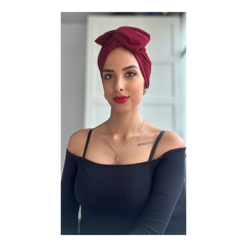 Turbante Cereza