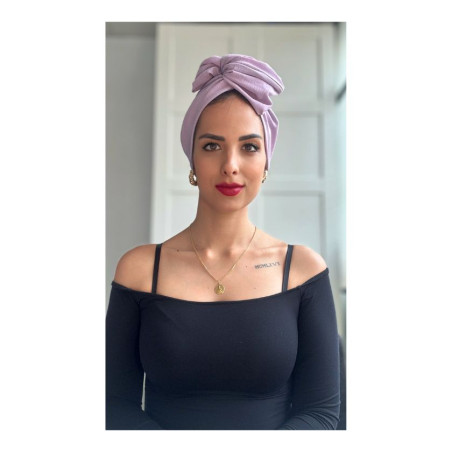 Turban lavande