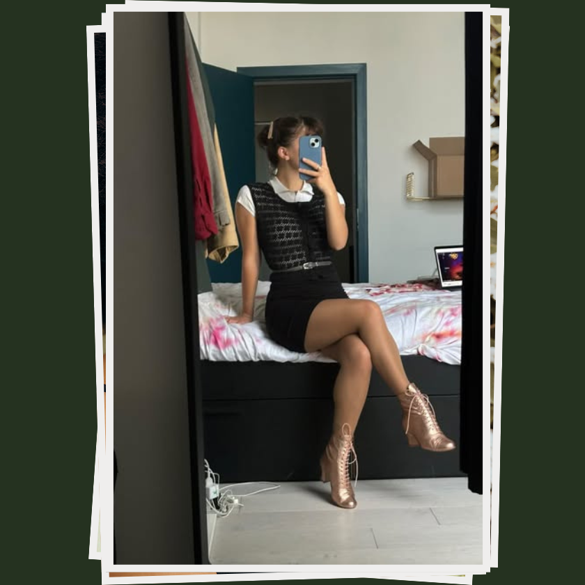 Rosetta Retro Boots Rose Gold