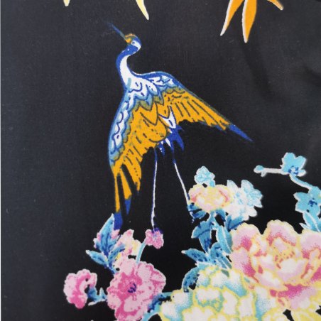 Turban à motif fleuri