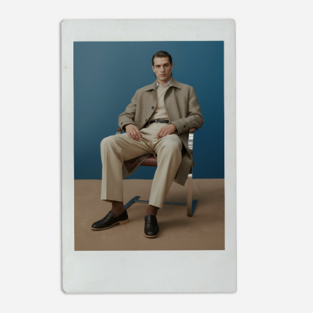 Mocassins noirs pour danser le swing - Homme