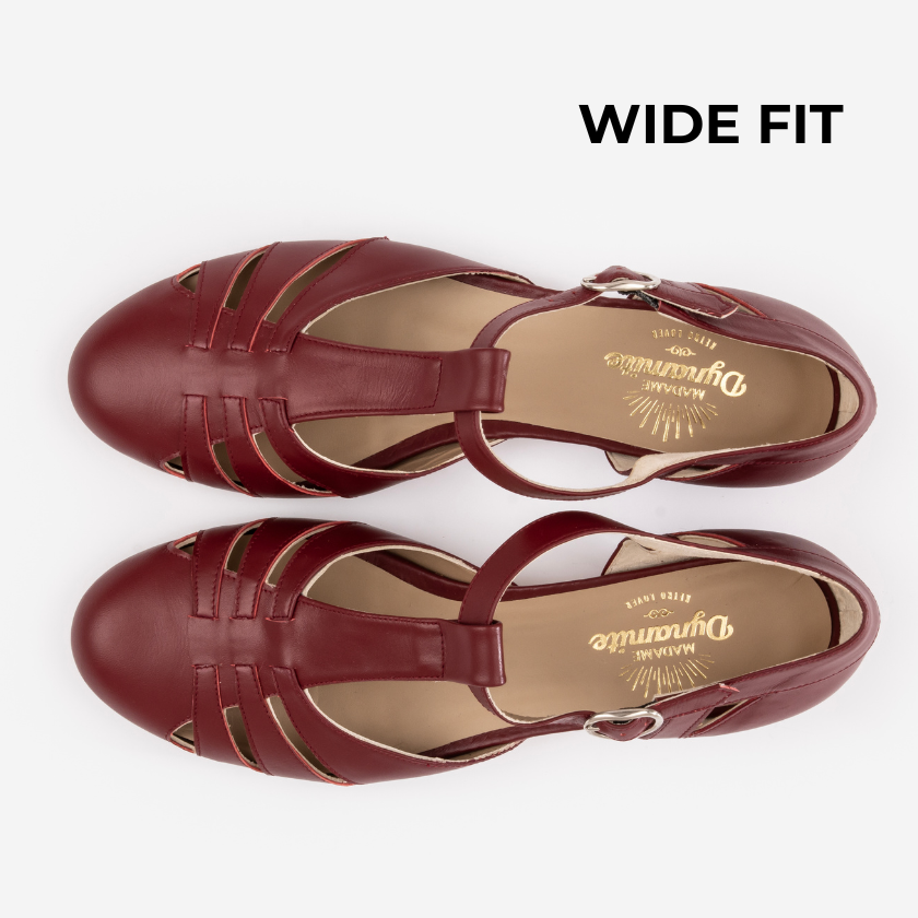 Wide fit - Mini Dynamite cherry