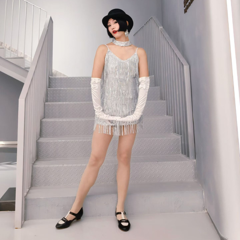 Wide fit - Mocasines Black & White