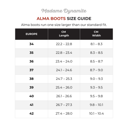 Alma Vintage Boots Red Wine