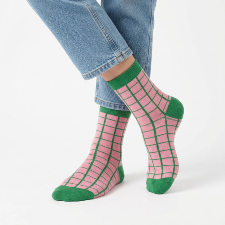 ROSA/GRÜNE KAROSOCKEN