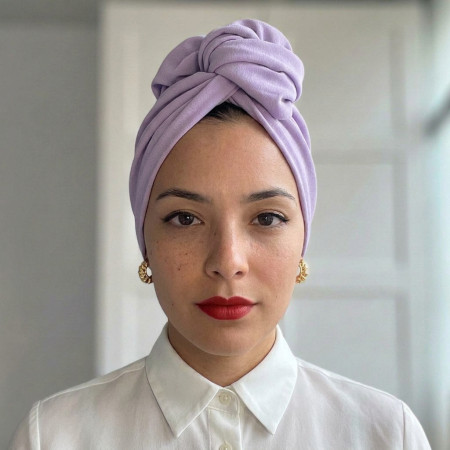 Lavender Turban 2