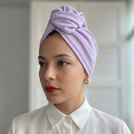 Turban lavande