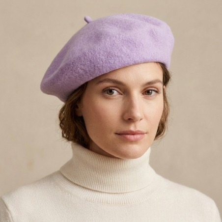 BERET HAT LAVENDER