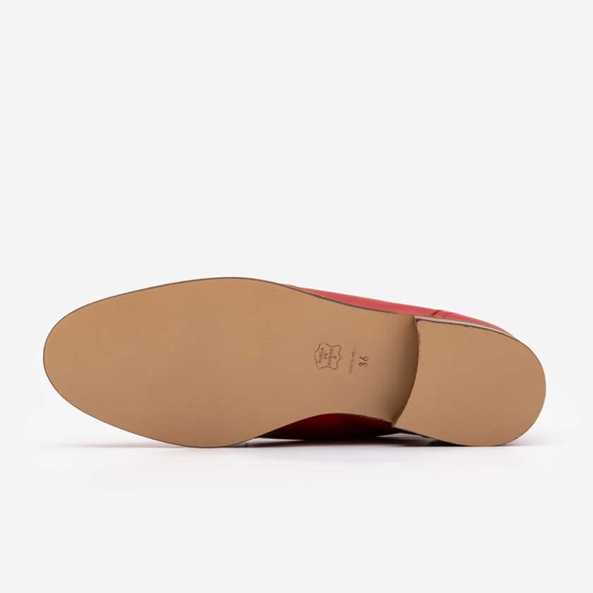 Alma Vintage Boots Red