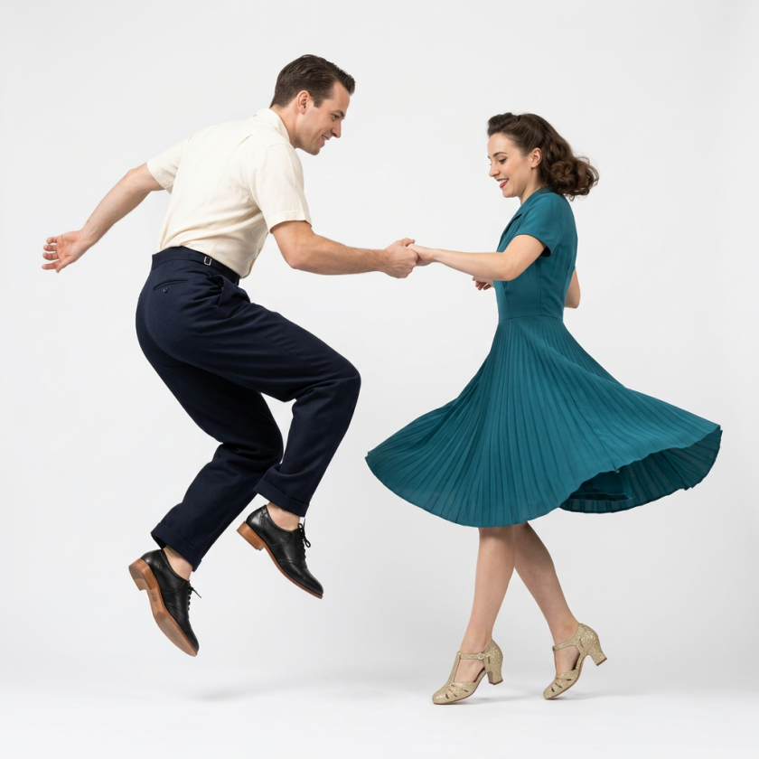 Saddle shoes black - For men