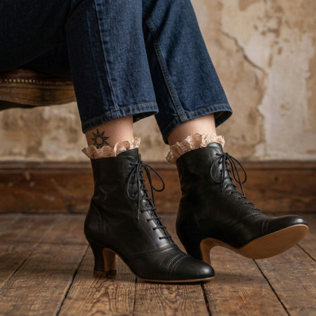 Rosetta Retro Boots Black
