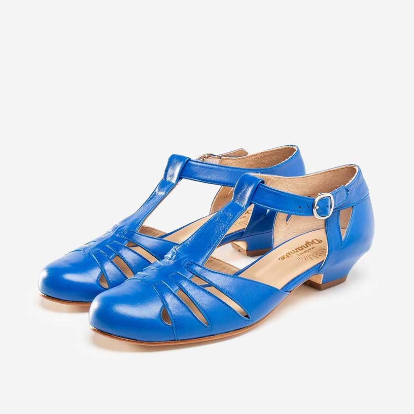 Wide fit - Mini Dynamite blue bright