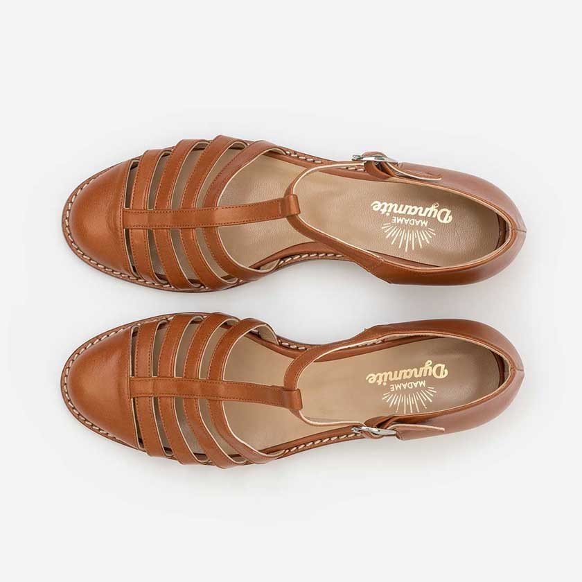 Gabrielle Brown Leather