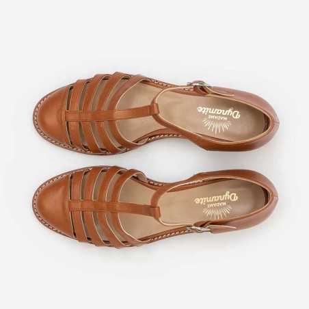 Gabrielle Brown Leather