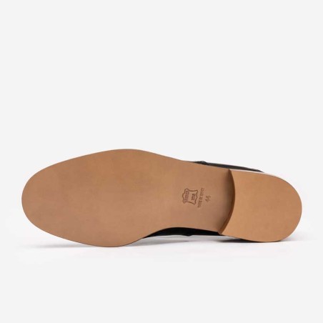 Saddle shoes black - For men