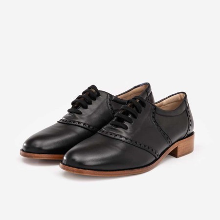 Saddle shoes black - For men 2