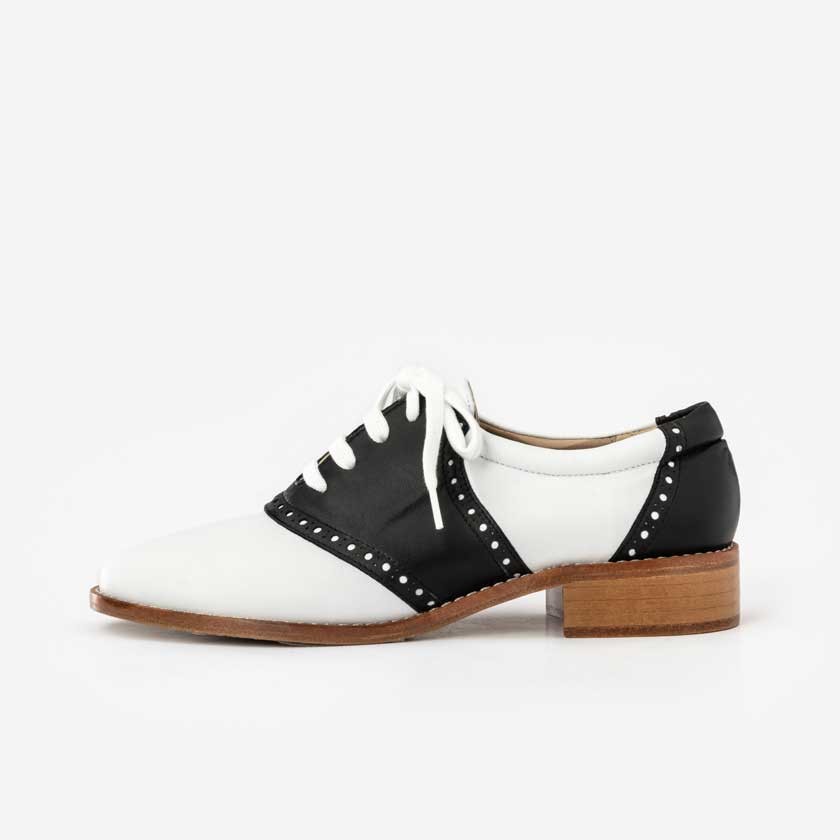 SADDLE SHOES BLACK