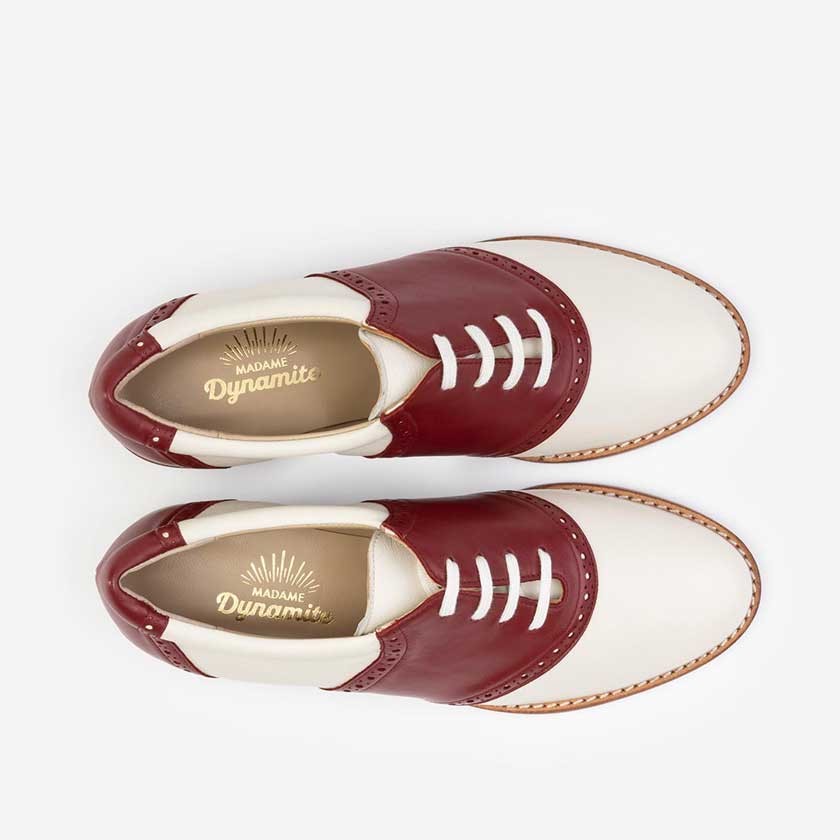 Saddles Shoes Cherry