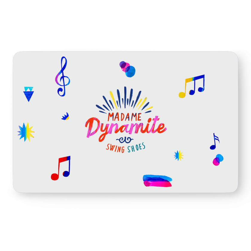 Customized Madame Dynamite gift card