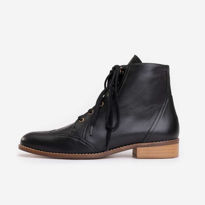 ALMA VINTAGE BOOTS BLACK