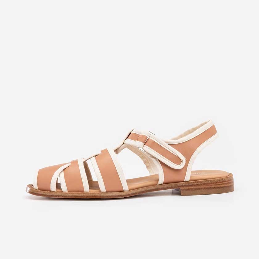 SUMMER RETRO SANDALS TANGERINE