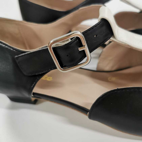 Wide fit - Loafers Black & White