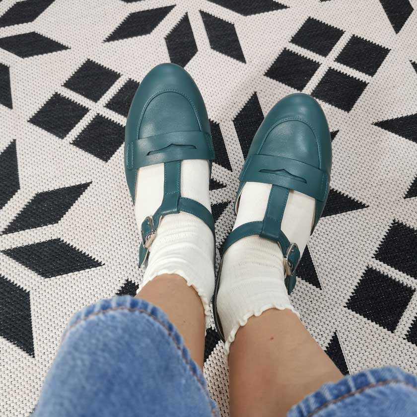 Wide fit - Mokassins Everyday Green...