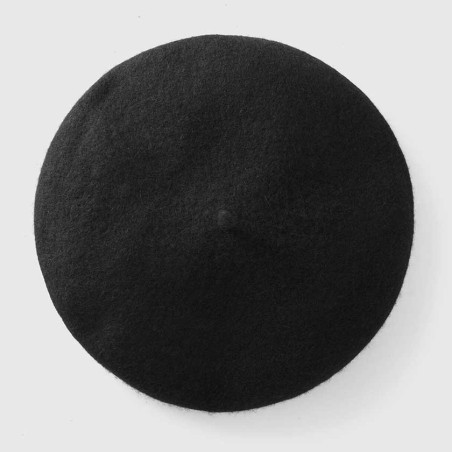 BERET HAT BLACK