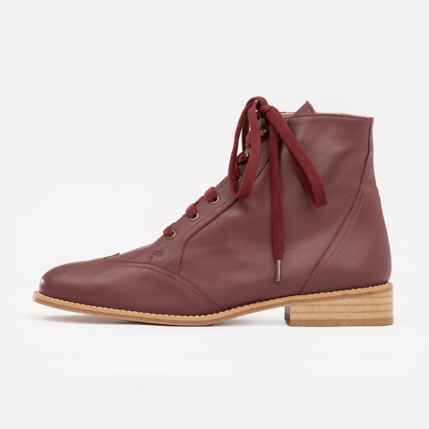 Alma Vintage Boots Red Wine Alma Vintage Boots Red Wine