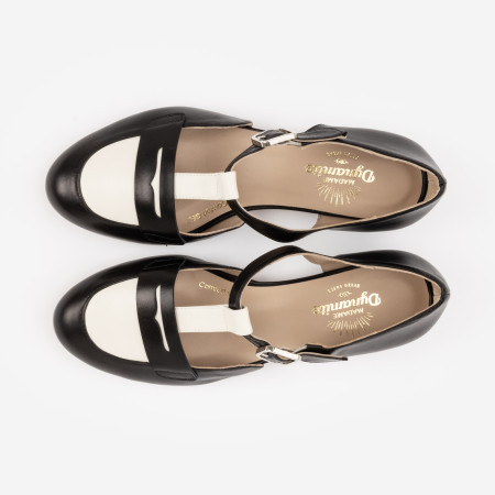 Wide fit - Loafers Black & White 2