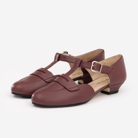 Wide fit - Loafers Everyday Red Wine