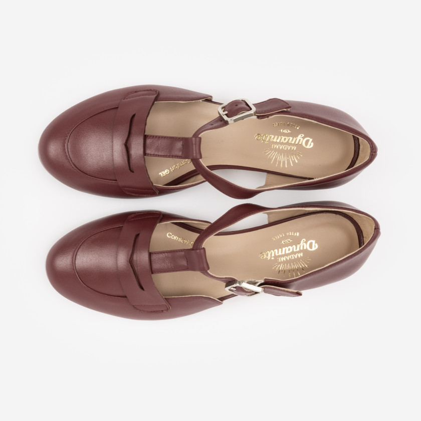 Wide fit - Loafers Everyday Red Wine