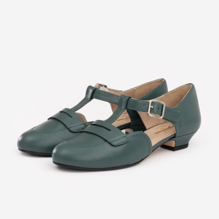 Wide fit - Loafers Everyday Green Bottle