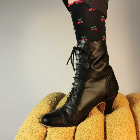 Rosetta Retro Boots Black 2